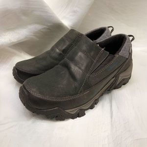Merrell Hiking Slip On Shoes Size 8 Womens Active Heat Clogs Sneakers Black 0714